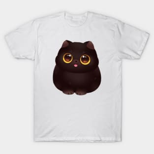 Chonky Black Cat T-Shirt